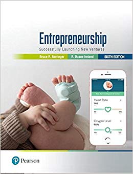 Entrepreneurship: Successfully Launching New Ventures (6th Edition) - 9780134729534