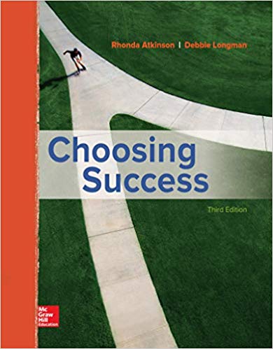 Choosing Success (3rd Edition) - 9781259924958