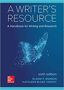 A Writer's Resource (6th Edition) - 9781260087840