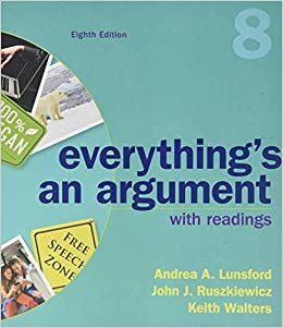 Everything's An Argument with Readings (8th Edition) - 9781319056261