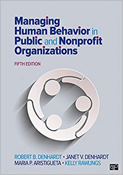 Managing Human Behavior in Public and Nonprofit Organizations (5th Edition) - 9781506382661
