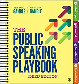 The Public Speaking Playbook (3rd Edition) - 9781544332406