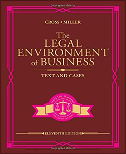 The Legal Environment of Business: Texts and Cases (11th Edition) - 9780357129760