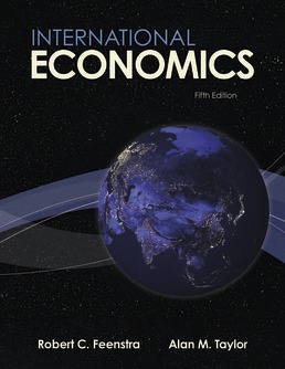 International Economics (5th Edition) - 9781319218508