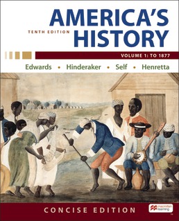 America's History: Concise Edition, Volume 1 (10th Edition) - 9781319275884