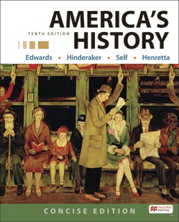America's History, Concise Edition, Combined (Concise) (10th Edition) - 9781319244408