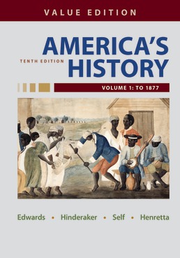 America's History, Value Edition, Volume 1 (10th Edition) - 9781319277420