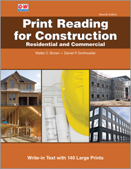Print Reading for Construction: Residential and Commercial (7th Edition) - 9781631269226