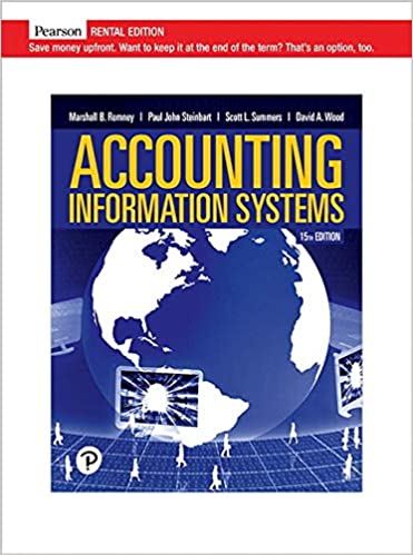 Accounting Information Systems [RENTAL EDITION] (15th Edition) - 9780135572832