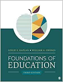 Foundations of Education (3rd Edition) - 9781071803974
