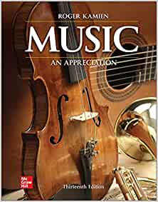 Music: An Appreciation (13th Edition) - 9781260719345