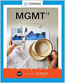 MGMT 12 Principles of Management (12th Edition) - 9780357137727