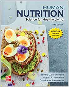 Human Nutrition: Science for Healthy Living (3rd Edition) - 9781260702378