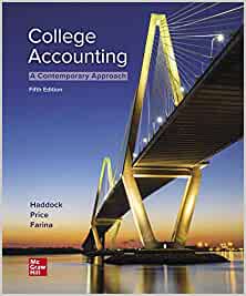 College Accounting (A Contemporary Approach) (5th Edition) - 9781260780314