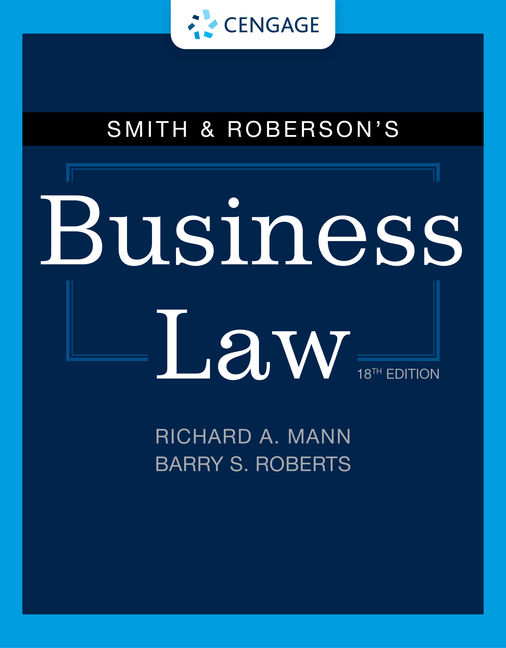Smith & Roberson's Business Law (16th Edition) - 9780357364000