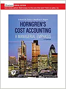 Horngren's Cost Accounting (17th Edition) - 9780135628478