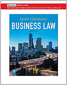 Business Law (11th Edition) - 9780136828075