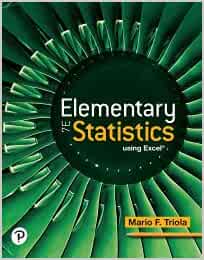 Elementary Statistics Using Excel  (7th Edition) - 9780136921721