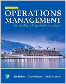 Operations Management: Sustainability and Supply Chain Management - 9780135173626