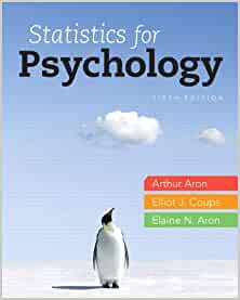 Statistics for Psychology (6th Edition) - 9780205258154
