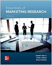 Essentials of Marketing Research (5th Edition) - 9781260260465