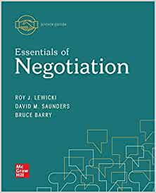Essentials of Negotiation (7th Edition) - 9781260399455