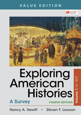 Exploring American Histories, Value Edition, Volume 2 (4th Edition) - 9781319331337
