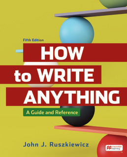 How to Write Anything (5th Edition) - 9781319412753