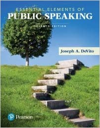 Essential Elements of Public Speaking [RENTAL EDITION] (7th Edition) - 9780135709528
