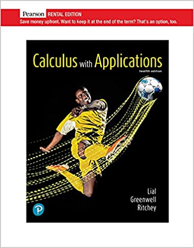 Calculus with Applications (12th Edition) - 9780135871072