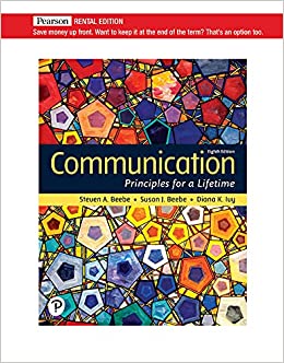 Communication: Principles for a Lifetime (8th Edition) - 9780136967927