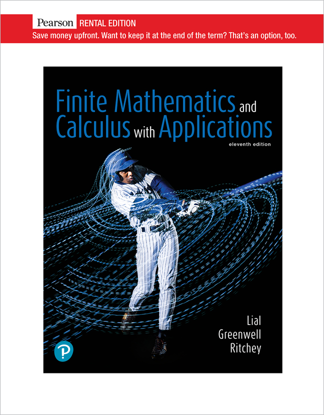 Finite Mathematics and Calculus with Applications (11th Edition) - 9780135904602
