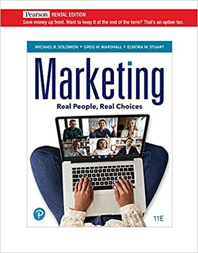 Marketing: Real People, Real Choices (Rental Edition) (11th Edition) - 9780136810384