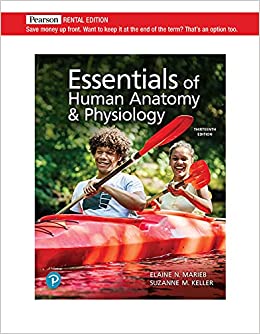 Essentials of Human Anatomy & Physiology (13th Edition) - 9780137375561