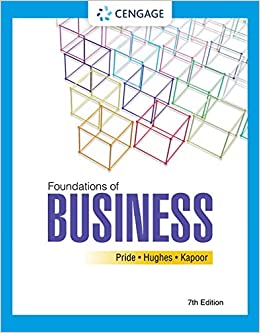 Foundations of Business (7th Edition) - 9780357717943