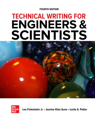 Technical Writing for Engineers & Scientists (4th Edition) - 9780073534930