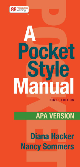 A Pocket Style Manual, APA Version (9th Edition) - 9781319244231