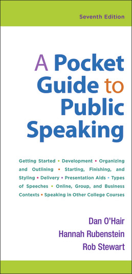 A Pocket Guide to Public Speaking (7th Edition) - 9781319247607