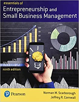 Essentials of Entrepreneurship and Small Business Management (9th Edition) - 9780134741086