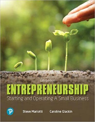 Entrepreneurship: Starting and Operating A Small Business [RENTAL EDITION] (5th Edition) - 9780135210529