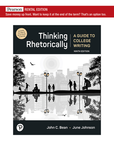 Thinking Rhetorically: A Guide to College Writing [RENTAL EDITION] (9th Edition) - 9780137678587