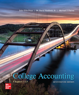 College Accounting (Chapters 1-13) (17th Edition) - 9781265656362
