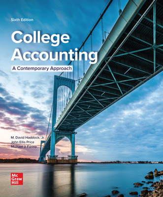 College Accounting (A Contemporary Approach) (6th Edition) - 9781265644109