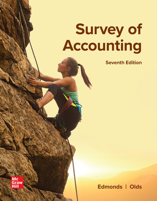Survey of Accounting (7th Edition) - 9781264442973