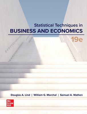 Statistical Techniques in Business and Economics (19th Edition) - 9781265322465