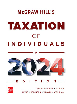 McGraw-Hill's Taxation of Individuals 2024 Edition (15th Edition) - 9781265364816