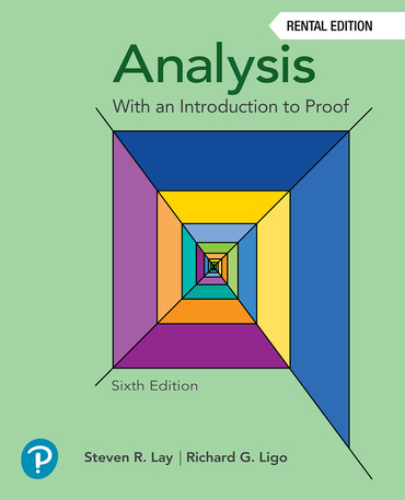 Analysis with an Introduction to Proof (6th Edition) - 9780138033163