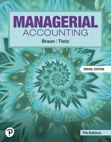 Managerial Accounting (7th Edition) - 9780137858514