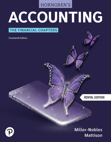 Horngren's Accounting, The Financial Chapters (14th Edition) - 9780137884858