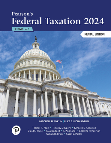 Pearson's Federal Taxation 2024 Individuals (37th Edition) - 9780138099749